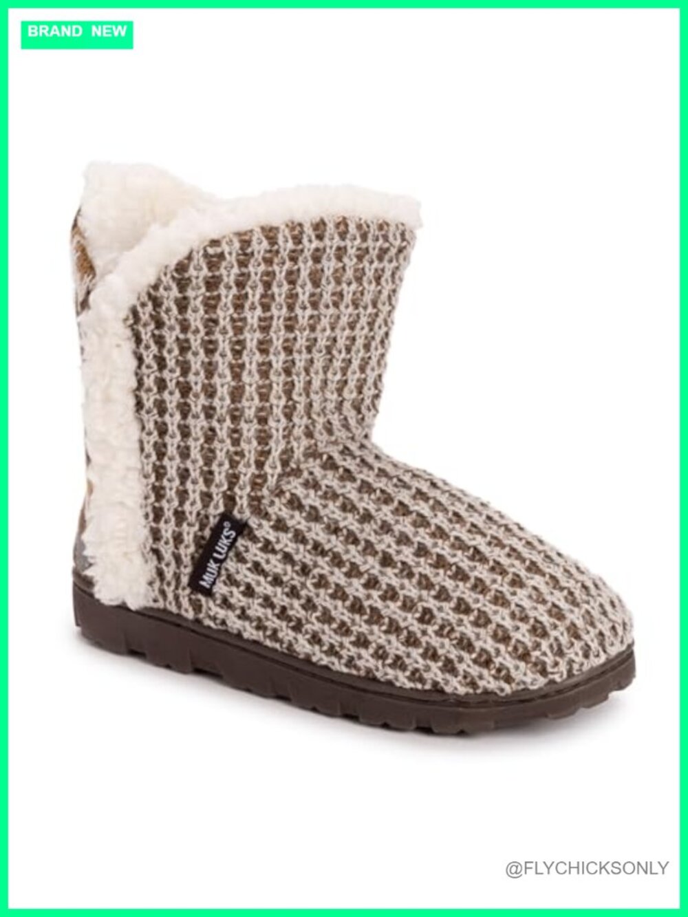 Faux Fur Lined Memory Foam Ankle Booties Indoor Outdoor Sole